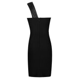 QUINN One-shoulder Bodycon Mini Dress