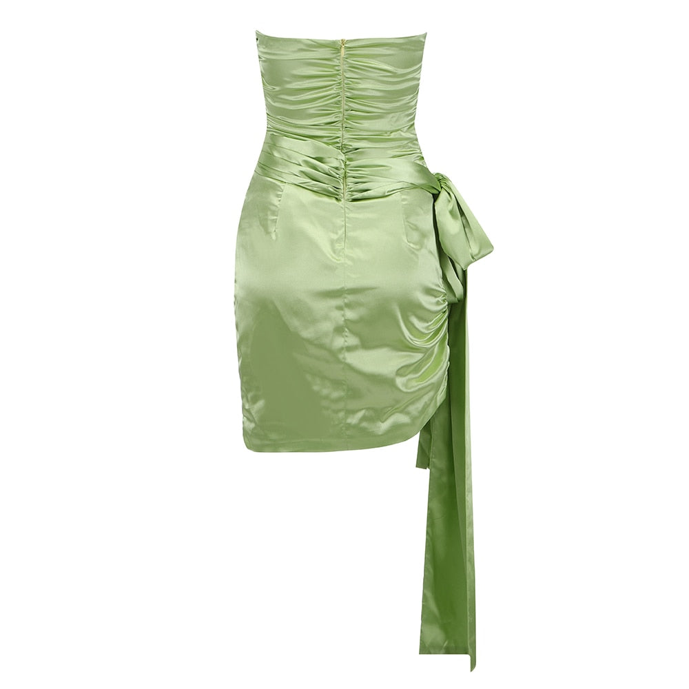 ILYA Knots and Sash Mini Dress
