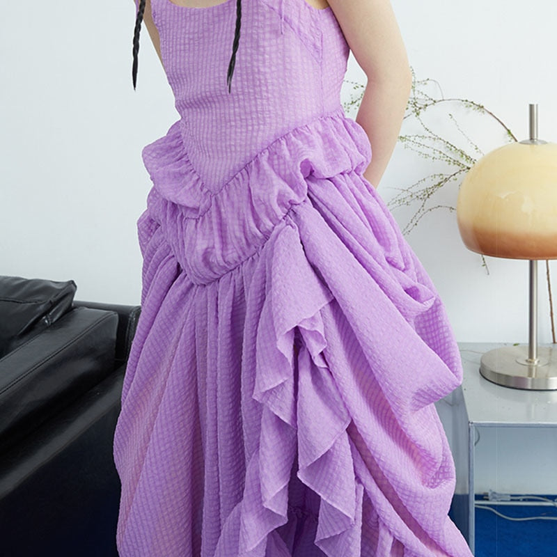 LILA Dreamy Ruffles Maxi Dress