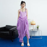 LILA Dreamy Ruffles Maxi Dress