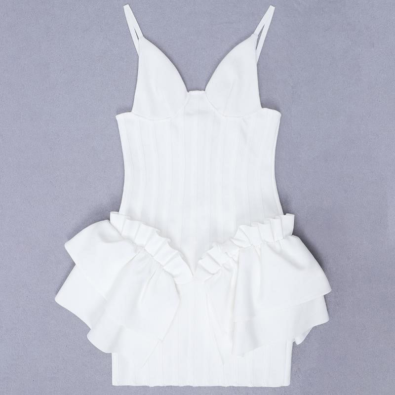 KRIZZIA Peplum Mini Dress