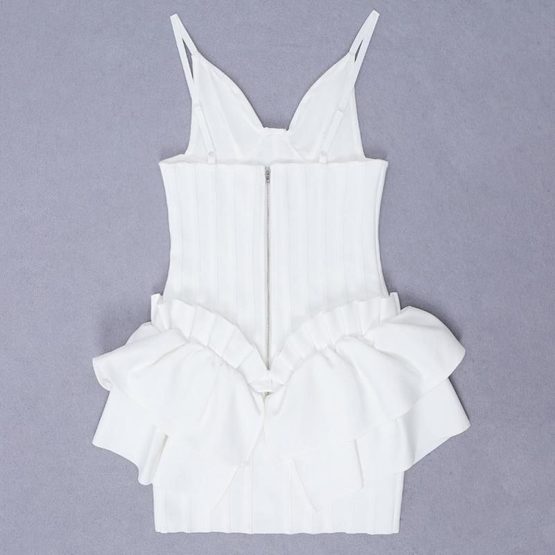 KRIZZIA Peplum Mini Dress