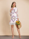 MERITH Vintage Pink Mini Dress