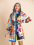 Summer Fest Button-down Mini Dress