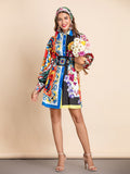 Summer Fest Button-down Mini Dress