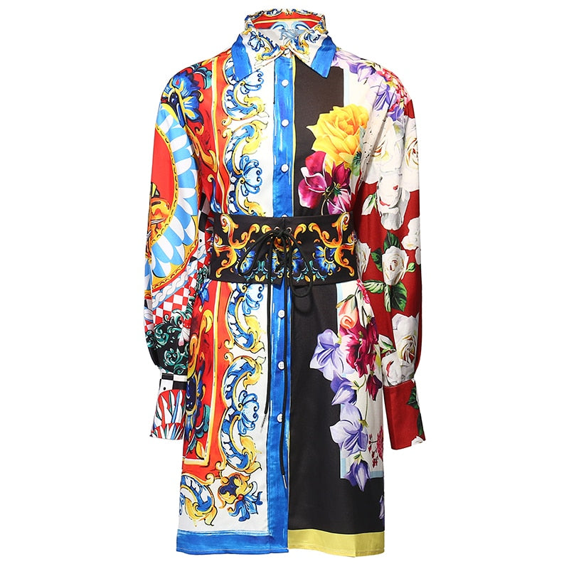Summer Fest Button-down Mini Dress