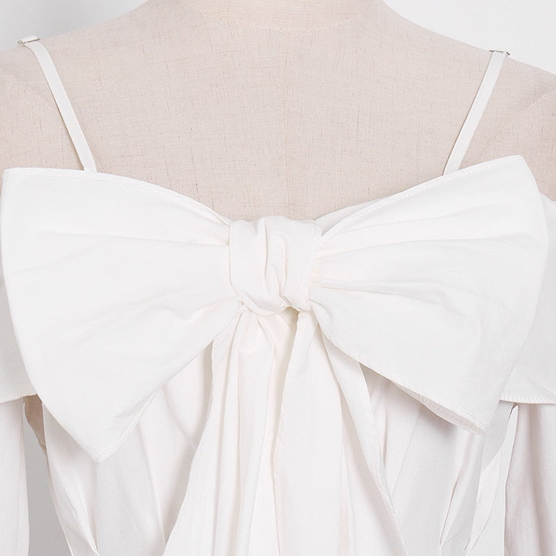 Off-shoulder Mini Dress in colors