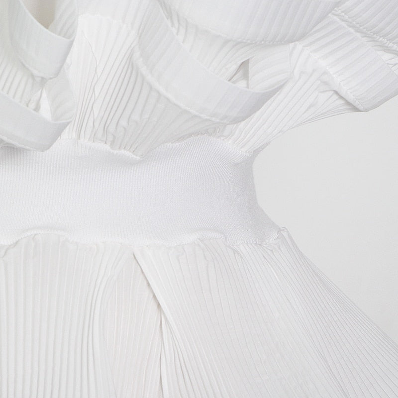 Ruffled Knit Shirt in colors