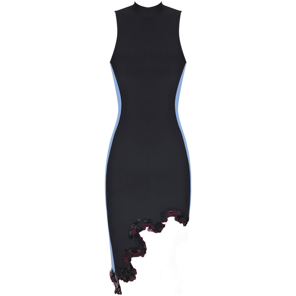 SYDNEY Color Block Bodycon Mini Dress