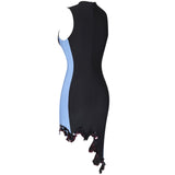SYDNEY Color Block Bodycon Mini Dress