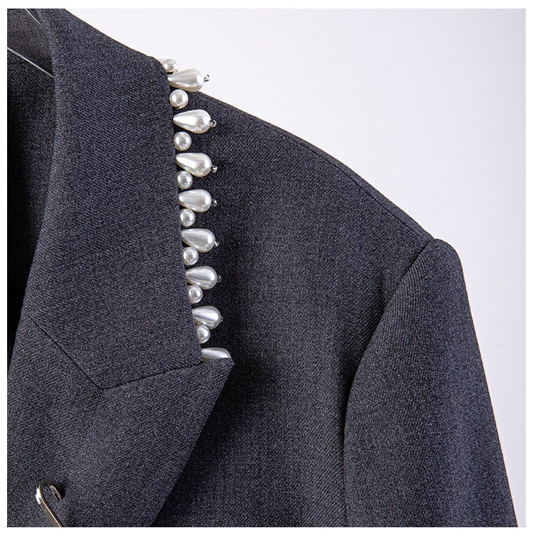 Glam Up Notched Lapel Blazer