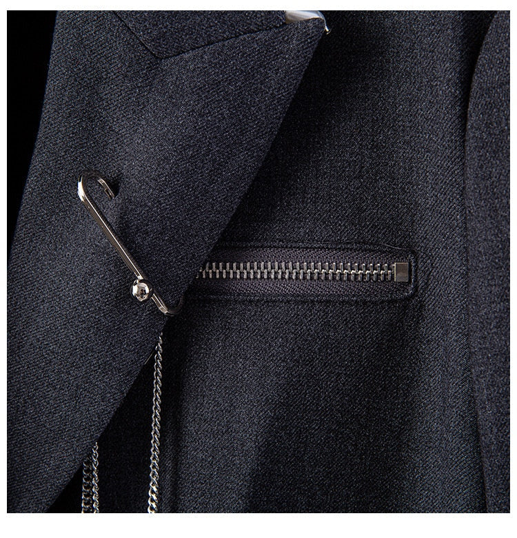 Glam Up Notched Lapel Blazer