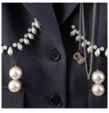 Glam Up Notched Lapel Blazer