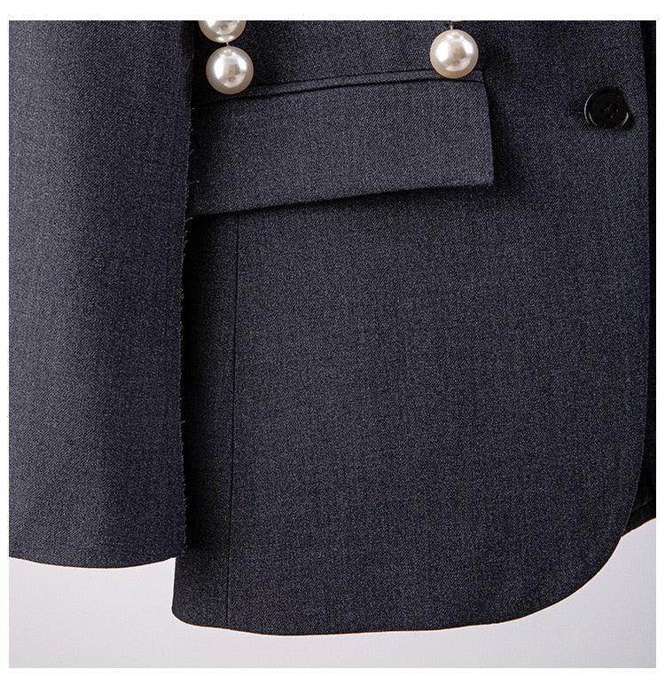 Glam Up Notched Lapel Blazer