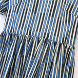 MATILDE Holiday Stripes Midi Dress