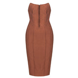 PAMELA Corset Midi Dress