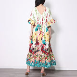 Garden Blooms Boho Maxi Dress