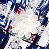 MAJOLICA Print Lace summer Dress