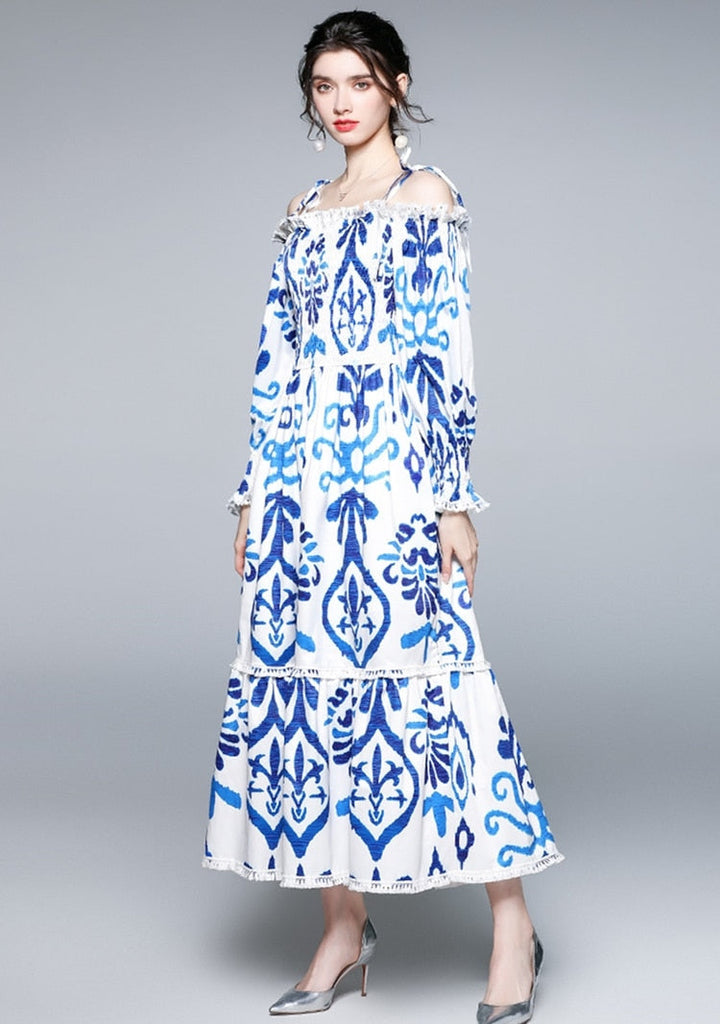 DARA Boho Print Maxi Dress