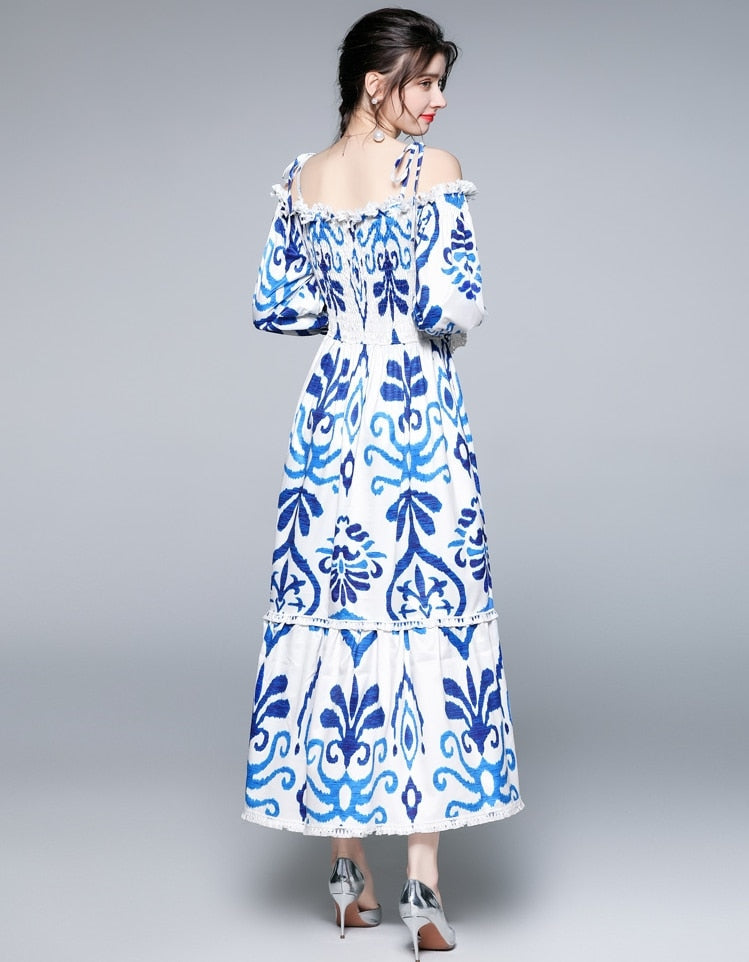 DARA Boho Print Maxi Dress