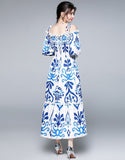 DARA Boho Print Maxi Dress