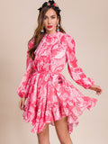 CYNDY Printed Mini Dress