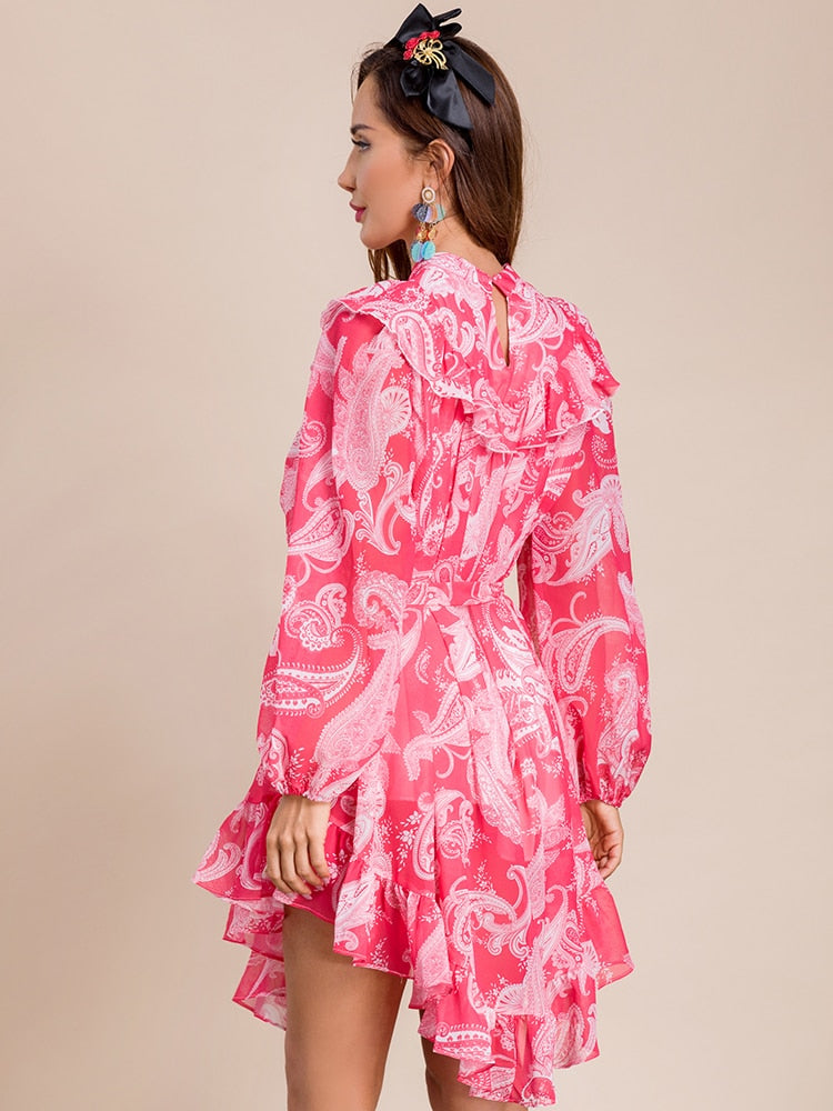 CYNDY Printed Mini Dress