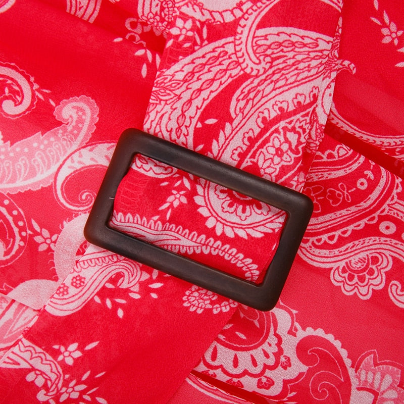 CYNDY Printed Mini Dress