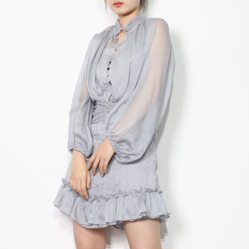 LETIZIA Romantic Mini Dress in colors