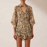 LETIZIA Romantic Mini Dress in colors