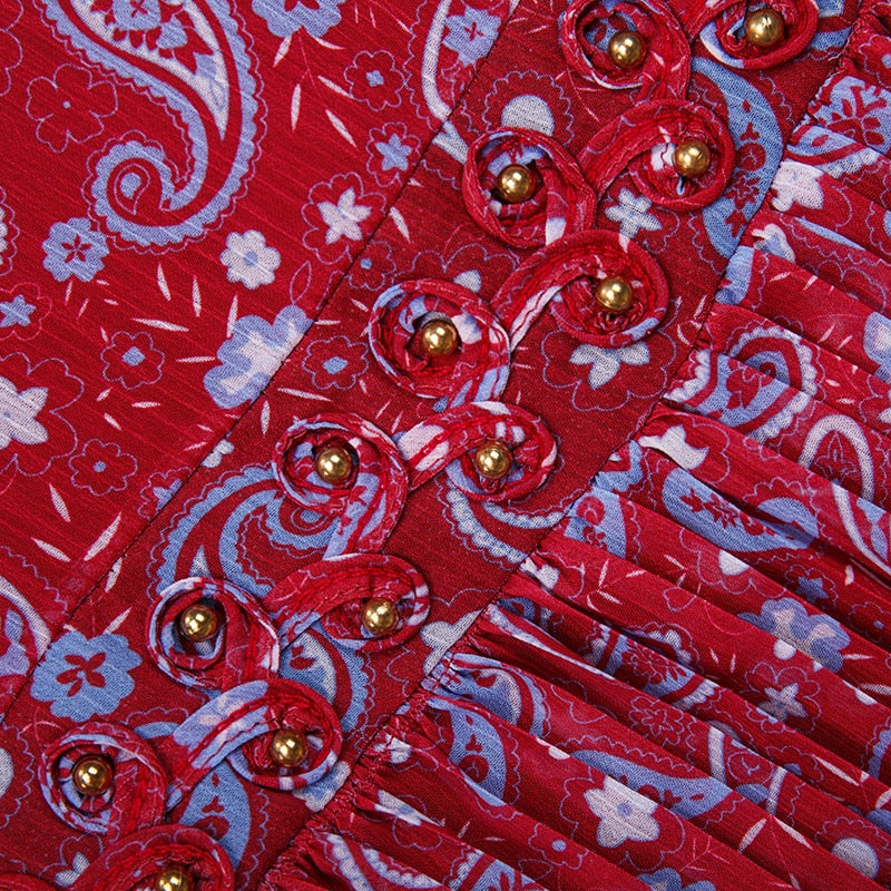 DESSA Paisley Print Midi Dress