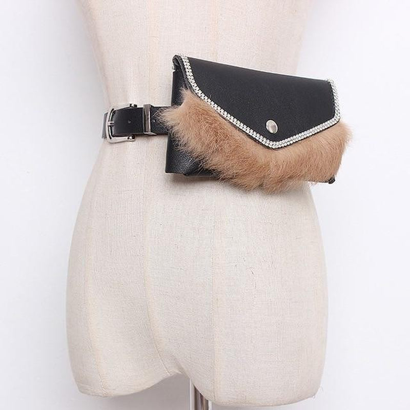 Tasseled belt purse accessory
