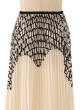 Madam Web pleated maxi skirt