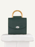 AURORA GREEN SAFFIANO Leather bag