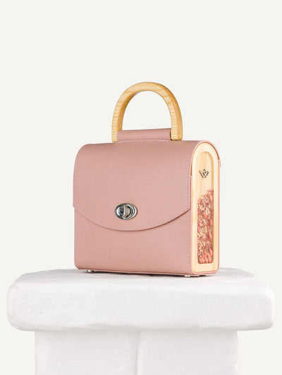 AURORA ROSE SAFFIANO Leather bag