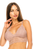 Side cage lace bralette