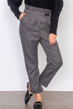 Plaid Paper Bag Pants
