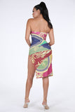 Side Slit asymmetric Tube Dress