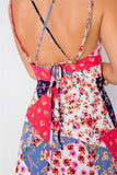Multi Floral Print Fit & Flare Skater Mini Dress