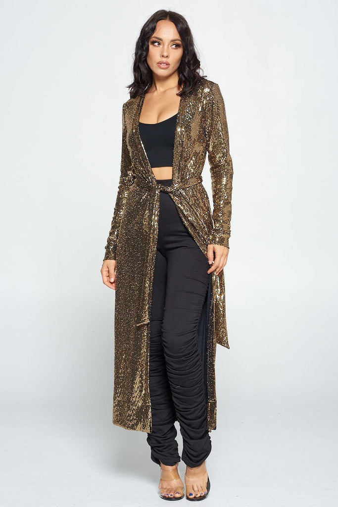 Shine On With This Sequin Cardigan