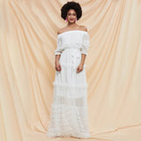 CALLA Lace Ruffled Dress