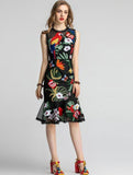 FORESTINA Embroidered lace dress