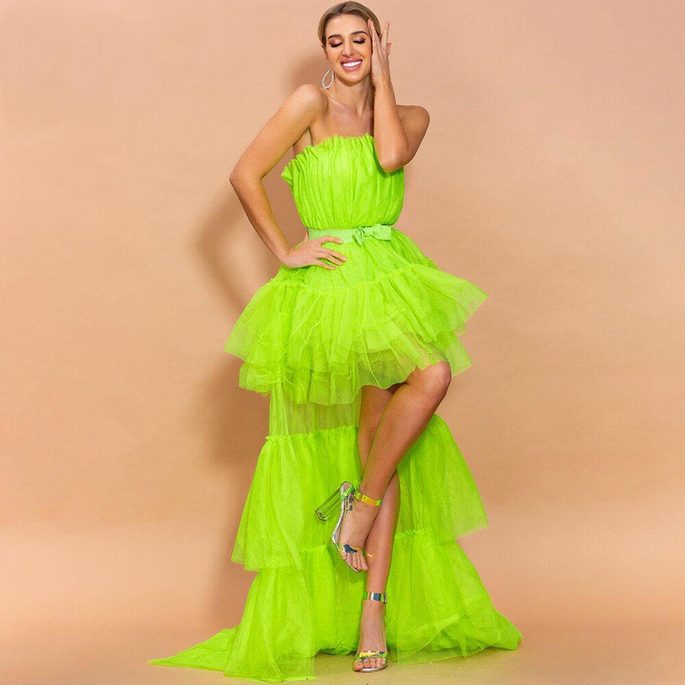 LEGACY trail dress in lime green