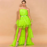 LEGACY trail dress in lime green