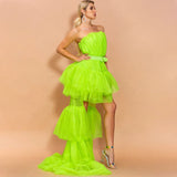 LEGACY trail dress in lime green