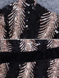 Black Swan sequined cut-out maxi dress