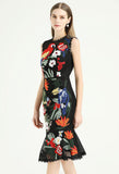 FORESTINA Embroidered lace dress