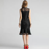 FORESTINA Embroidered lace dress