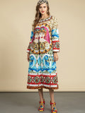 Avant Garde Print Jacquard Coat