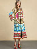 Avant Garde Print Jacquard Coat